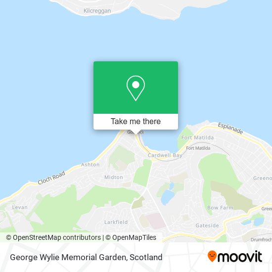 George Wylie Memorial Garden map