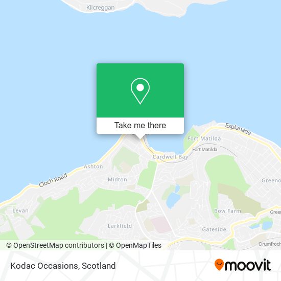 Kodac Occasions map