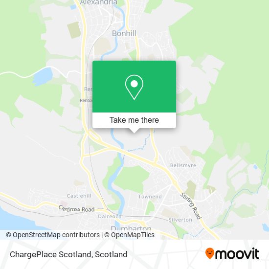 ChargePlace Scotland map