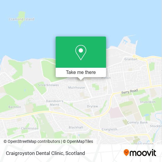 Craigroyston Dental Clinic map