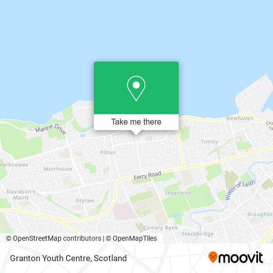 Granton Youth Centre map