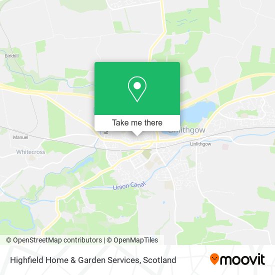 Highfield Home & Garden Services map