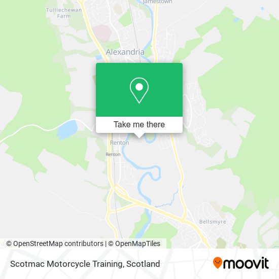 Scotmac Motorcycle Training map