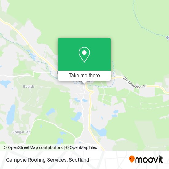 Campsie Roofing Services map