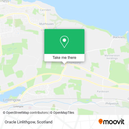 Oracle Linlithgow map