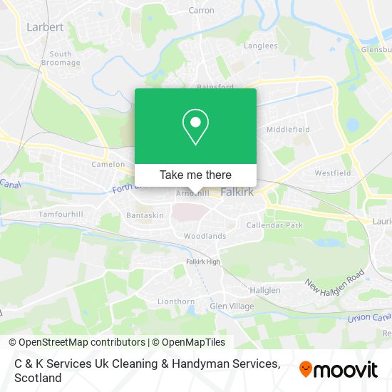 C & K Services Uk Cleaning & Handyman Services map