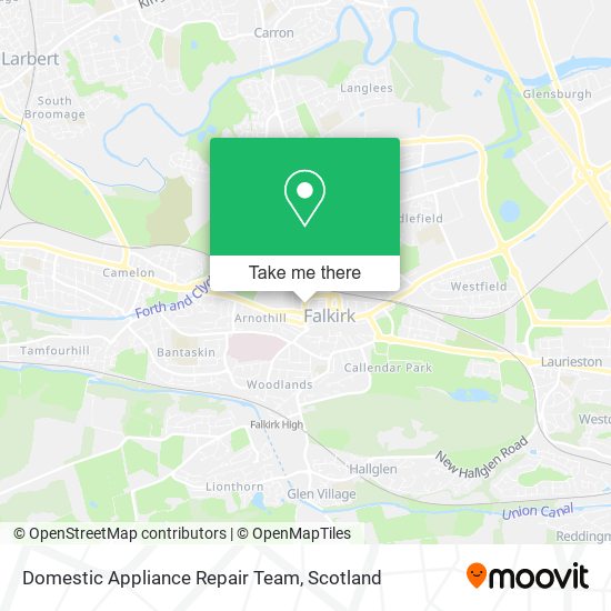 Domestic Appliance Repair Team map