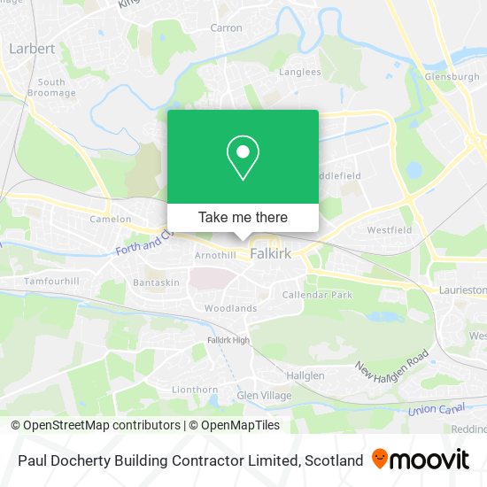 Paul Docherty Building Contractor Limited map