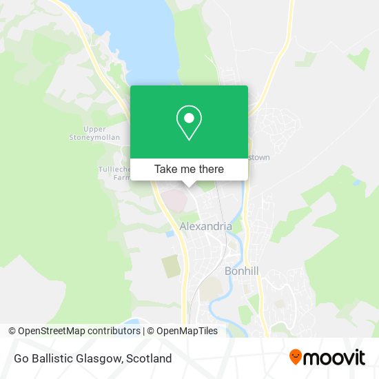 Go Ballistic Glasgow map