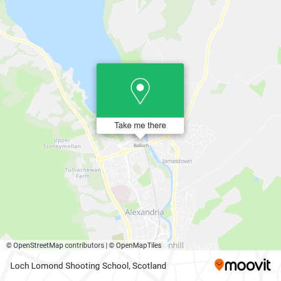Loch Lomond Shooting School map