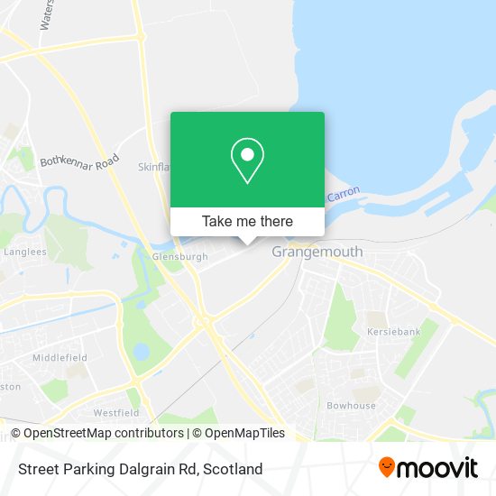 Street Parking Dalgrain Rd map