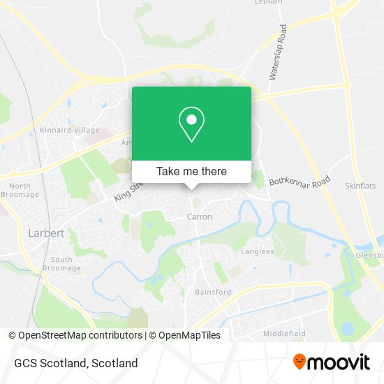 GCS Scotland map