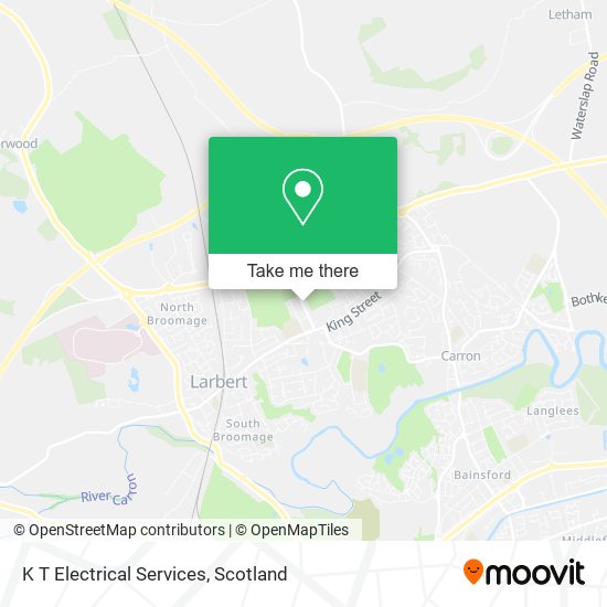 K T Electrical Services map