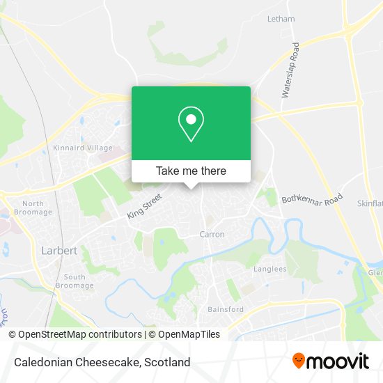 Caledonian Cheesecake map