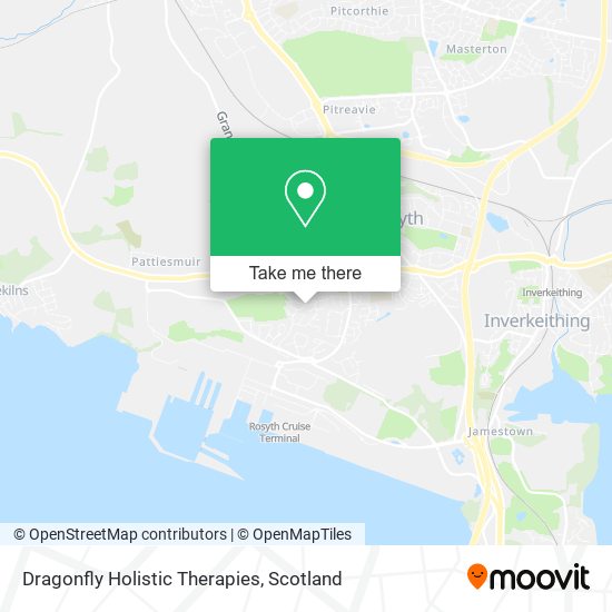 Dragonfly Holistic Therapies map