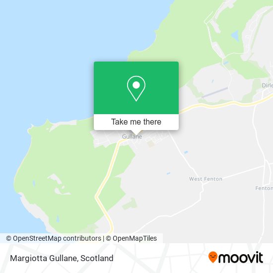 Margiotta Gullane map