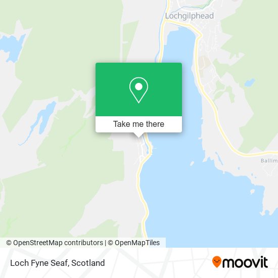 Loch Fyne Seaf map