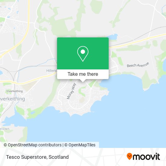 Tesco Superstore map