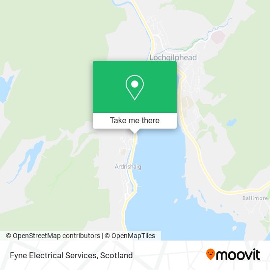 Fyne Electrical Services map