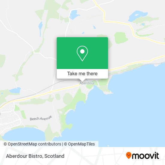 Aberdour Bistro map