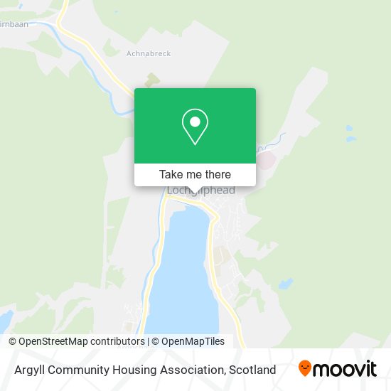 Argyll Community Housing Association map