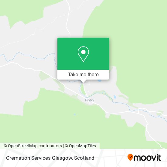 Cremation Services Glasgow map