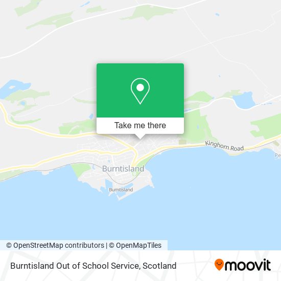 Burntisland Out of School Service map