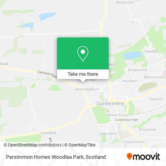 Persimmon Homes Woodlea Park map