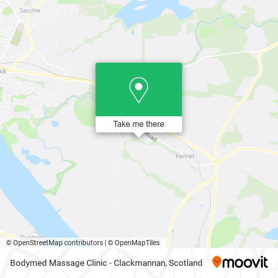 Bodymed Massage Clinic - Clackmannan map