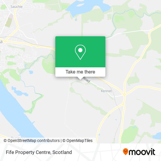 Fife Property Centre map