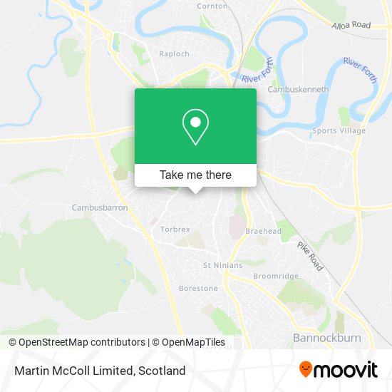 Martin McColl Limited map