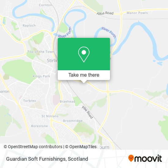 Guardian Soft Furnishings map