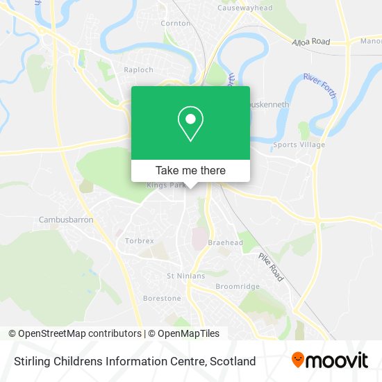 Stirling Childrens Information Centre map