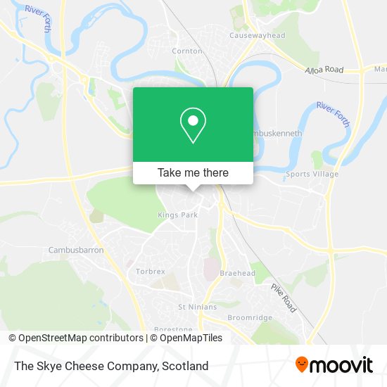 The Skye Cheese Company map