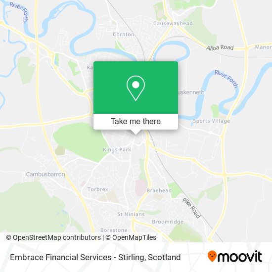 Embrace Financial Services - Stirling map