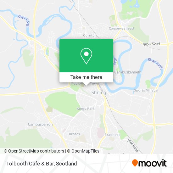 Tolbooth Cafe & Bar map
