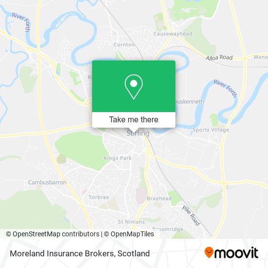 Moreland Insurance Brokers map