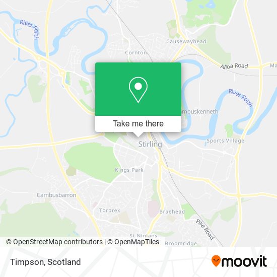 Timpson map