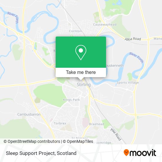 Sleep Support Project map