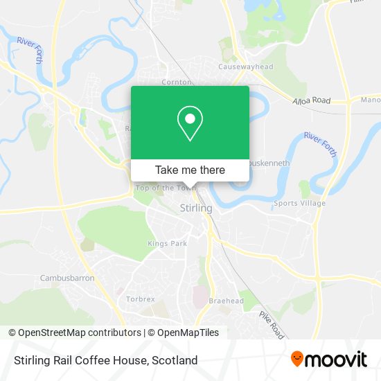 Stirling Rail Coffee House map