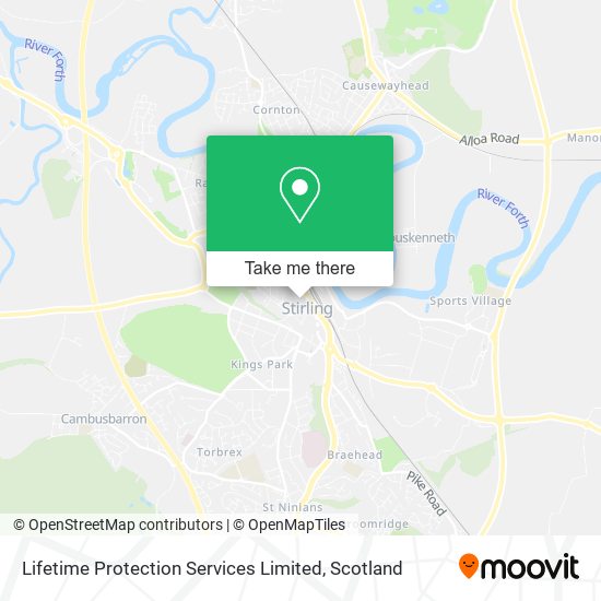 Lifetime Protection Services Limited map