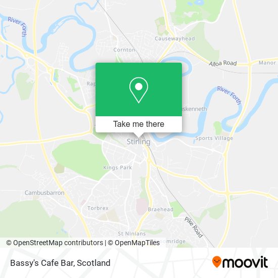 Bassy's Cafe Bar map