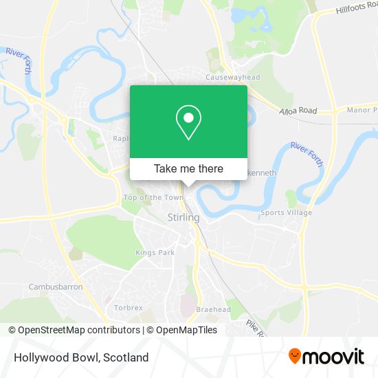 Hollywood Bowl map