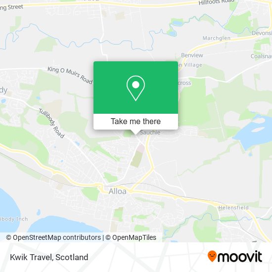 Kwik Travel map