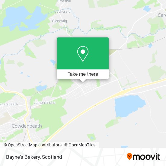 Bayne's Bakery map