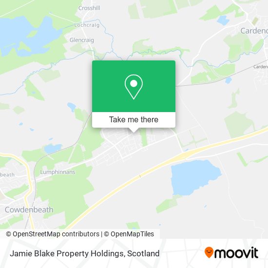 Jamie Blake Property Holdings map