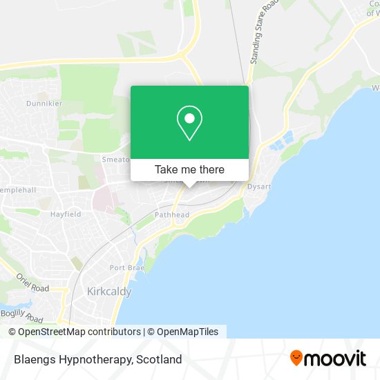 Blaengs Hypnotherapy map