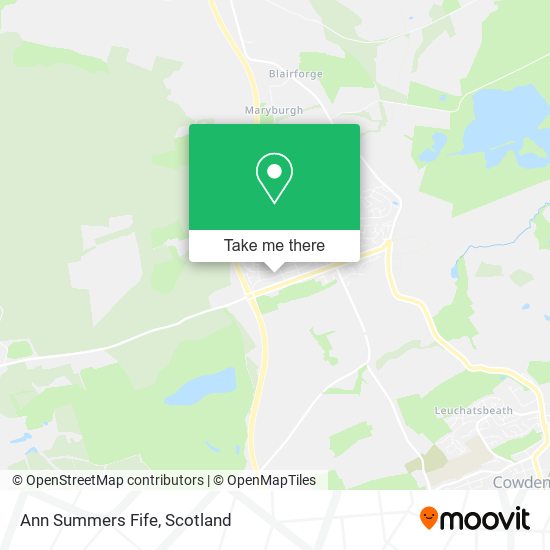 Ann Summers Fife map