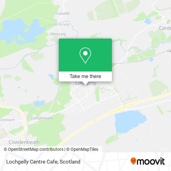 Lochgelly Centre Cafe map