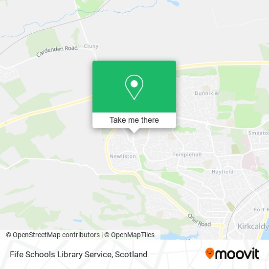 Fife Schools Library Service map